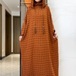 Abaya en coton doux pour  femmes