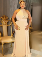 Robes  Dashiki à paillettes, robe de soirée de mariage élégante