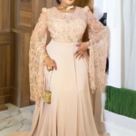 Robes Dashiki paillettes à manches longues élégante