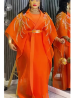 Ensemble 2 pièces Dashiki diamant grande taille femme Turquie – Image 2