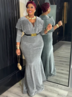 Robes de soirée africaines Sexy moulante – Image 2