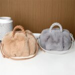 Sac en peluche, fourre-tout mignon, mode automne hiver – Image 6