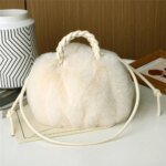 Sac en peluche, fourre-tout mignon, mode automne hiver – Image 5