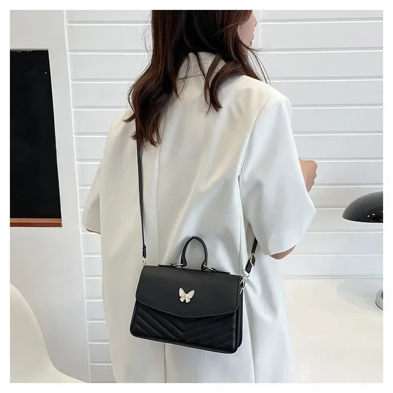 sac carré PU polyvalent et à la mode