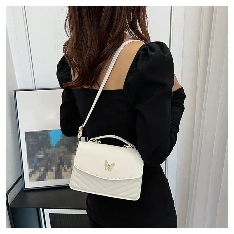 sac carré PU polyvalent et à la mode