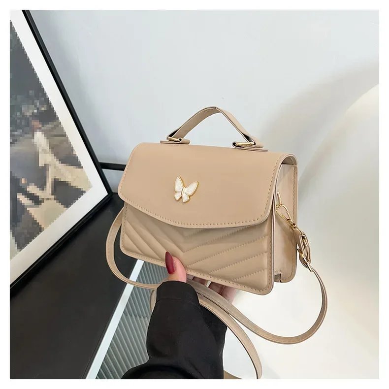 sac carré PU polyvalent et à la mode