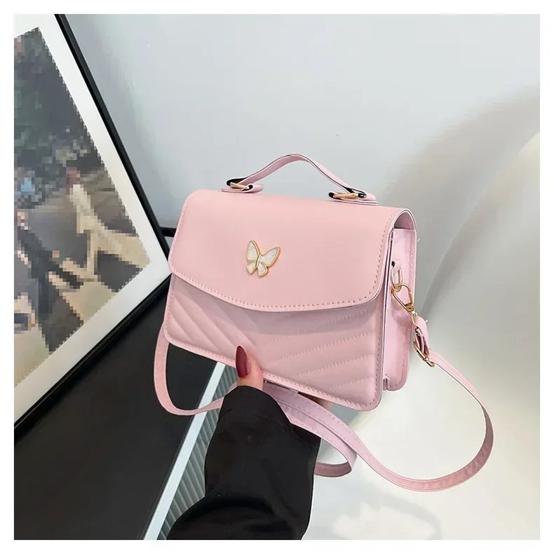 sac carré PU polyvalent et à la mode