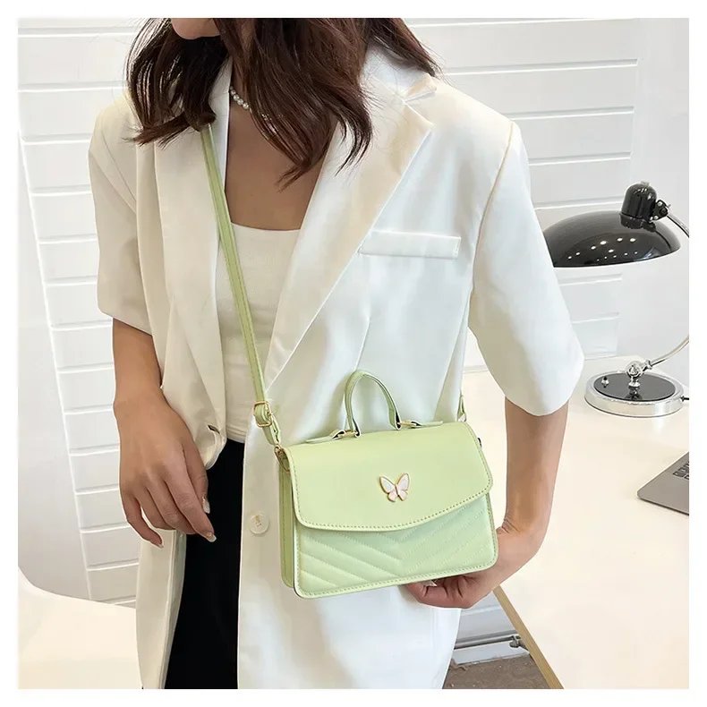 sac carré PU polyvalent et à la mode