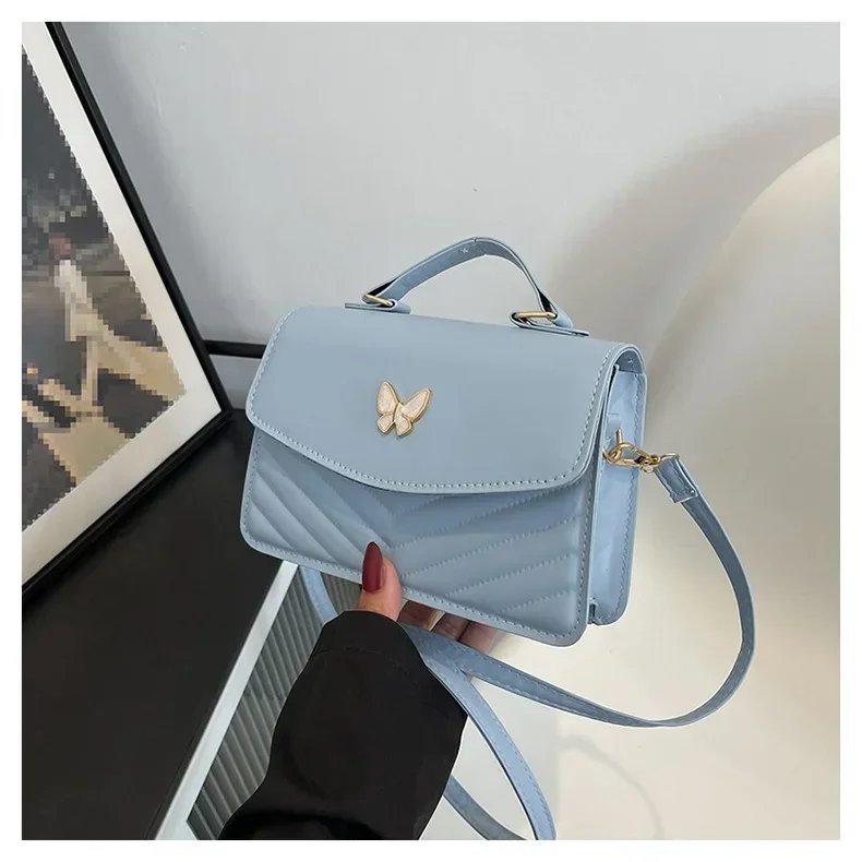 sac carré PU polyvalent et à la mode