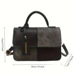 Sac à main femme élégant motif géométrique – Bandoulière tendance – Image 3