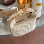 Sac tissé été 2025 femme – Sac bandoulière plage tendance