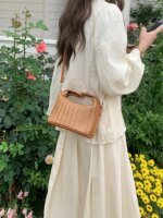 Sac tissé été 2025 femme – Sac bandoulière plage tendance – Image 5