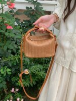 Sac tissé été 2025 femme – Sac bandoulière plage tendance – Image 4