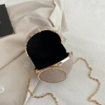 Sac disco femme brillant à chaîne – Minaudière soirée tendance – Image 6