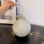 Sac disco femme brillant à chaîne – Minaudière soirée tendance – Image 5