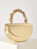 Pochette de soirée plissée élégante – Sac de mariage chic femme – Image 4