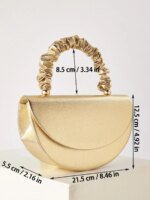 Pochette de soirée plissée élégante – Sac de mariage chic femme – Image 5