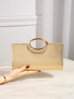 Sac à main brillant luxueux – Sac de soirée élégant à chaîne – Image 2