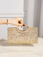 Sac à main brillant luxueux – Sac de soirée élégant à chaîne – Image 6