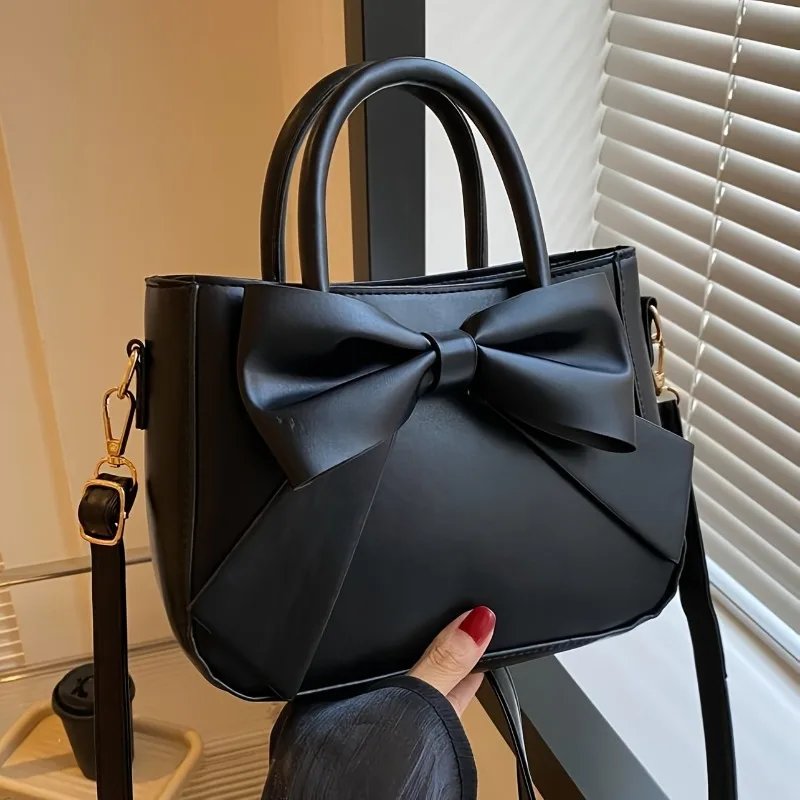 Sac à main élégant femme avec nœud – Sac bandoulière chic