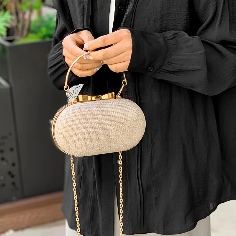 Sac de dîner à main à paillettes de luxe léger