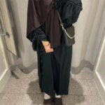Abaya Longue Unie Femme Musulmane – Robe Modeste Dubai 2026 – Image 5