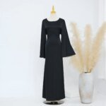 Ensemble Abaya Dubaï 2 Pièces Femme Musulmane – Élégant Modeste 2026 – Image 10