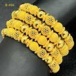 Bracelet luxe Dubaï plaqué or 24K – Bijou mariage femme élégante