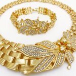 Ensemble bijoux mariage femme – Luxe plaqué or élégance – Image 4