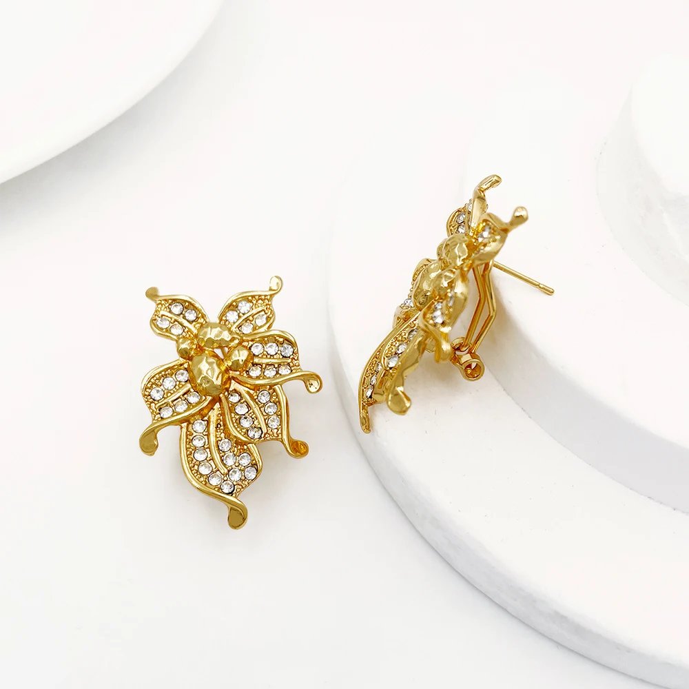 Ensemble bijoux mariage femme – Luxe plaqué or élégance Ensemble bijoux mariage femme – Luxe plaqué or élégance