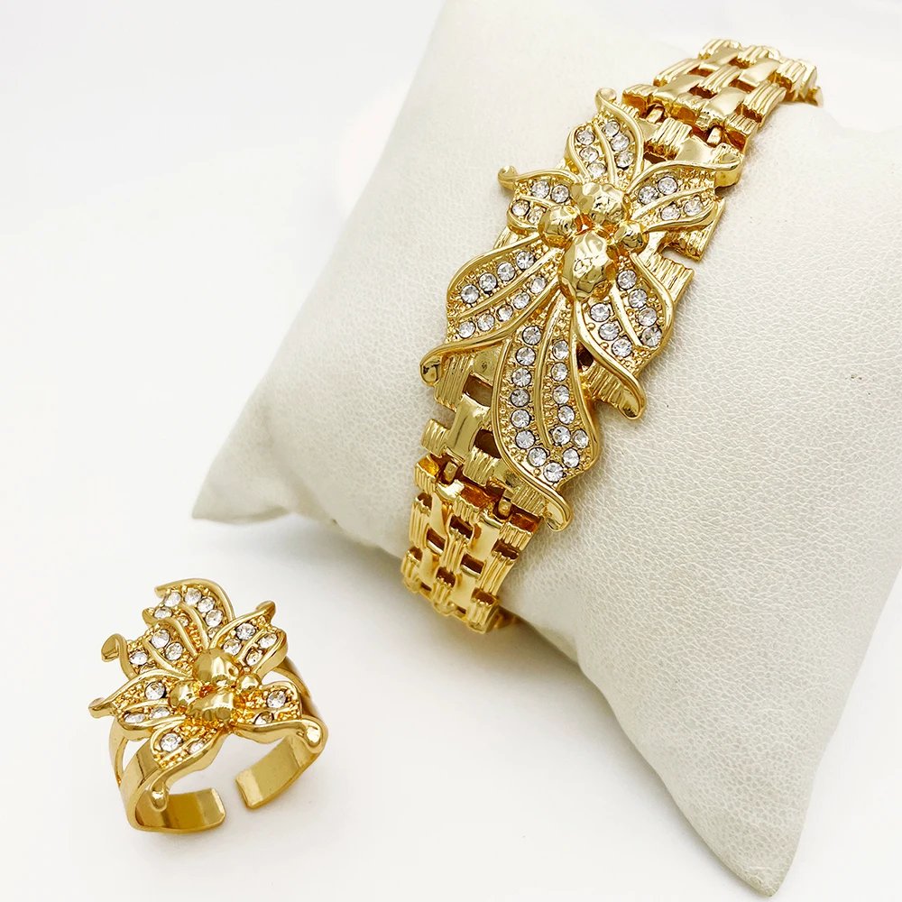 Ensemble bijoux mariage femme – Luxe plaqué or élégance Ensemble bijoux mariage femme – Luxe plaqué or élégance