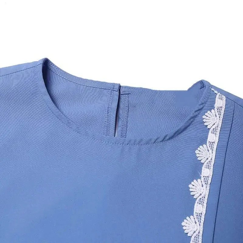 Robe dentelle longue élégante Ramadan luxe pudique