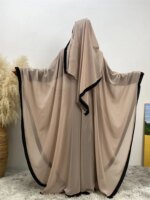 Abaya musulmane luxe style Dubaï – Mode islamique élégante femme Ramadan Eid – Image 10