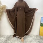 Abaya musulmane luxe style Dubaï – Mode islamique élégante femme Ramadan Eid