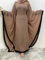 Abaya musulmane luxe style Dubaï – Mode islamique élégante femme Ramadan Eid – Image 8