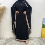 Abaya musulmane luxe style Dubaï – Mode islamique élégante femme Ramadan Eid – Image 4