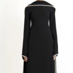 Abaya Modeste Élégante de Dubaï avec Hijab – Luxe Islamique Femme pour Ramadan & Eid – Image 8