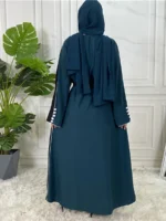 Cardigan Abaya Kimono Ramadan Dubaï – Mode Islamique Femme – Image 8