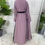 Cardigan Abaya Kimono Ramadan Dubaï – Mode Islamique Femme – Image 6