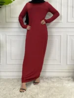 Abaya élégante avec hijab assorti, légère et confortable. Idéale Ramadan, Eid ou quotidien – Image 8