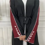 Cardigan Abaya Kimono Ramadan Dubaï – Mode Islamique Femme – Image 3