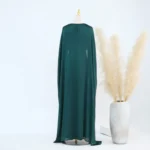 Ensemble abaya 2 pièces femme musulmane – tenue Dubaï Ramadan élégante – Image 9