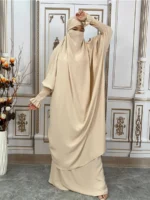 Ensemble abaya femme musulmane élégant Dubaï – tenue islamique chic et pudique Ramadan Eid été
