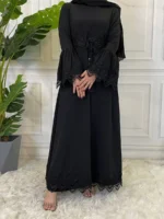 Abaya Dubaï Élégante Femme Musulmane – Robe Modeste