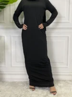 Abaya élégante avec hijab assorti, légère et confortable. Idéale Ramadan, Eid ou quotidien – Image 3