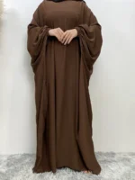 Abaya élégante Dubaï caftan marocain femme musulmane Ramadan – Image 3