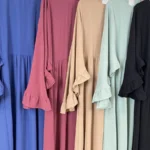 Abaya Dubaï Élégante Femme – Robe Islamique Ramadan Luxe
