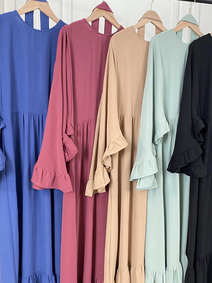 Abaya Dubaï Élégante Femme – Robe Islamique Ramadan Luxe