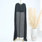 Ensemble abaya 2 pièces femme musulmane – tenue Dubaï Ramadan élégante – Image 13
