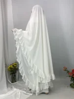 Hijab Mousseline Femme Khimar Élégant Ramadan Eid Modeste – Image 3